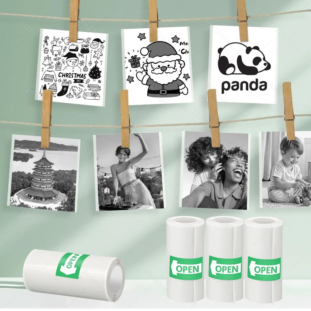 Papier Thermique Autocollant - Recharges pour mini imprimante thermique Printaïa