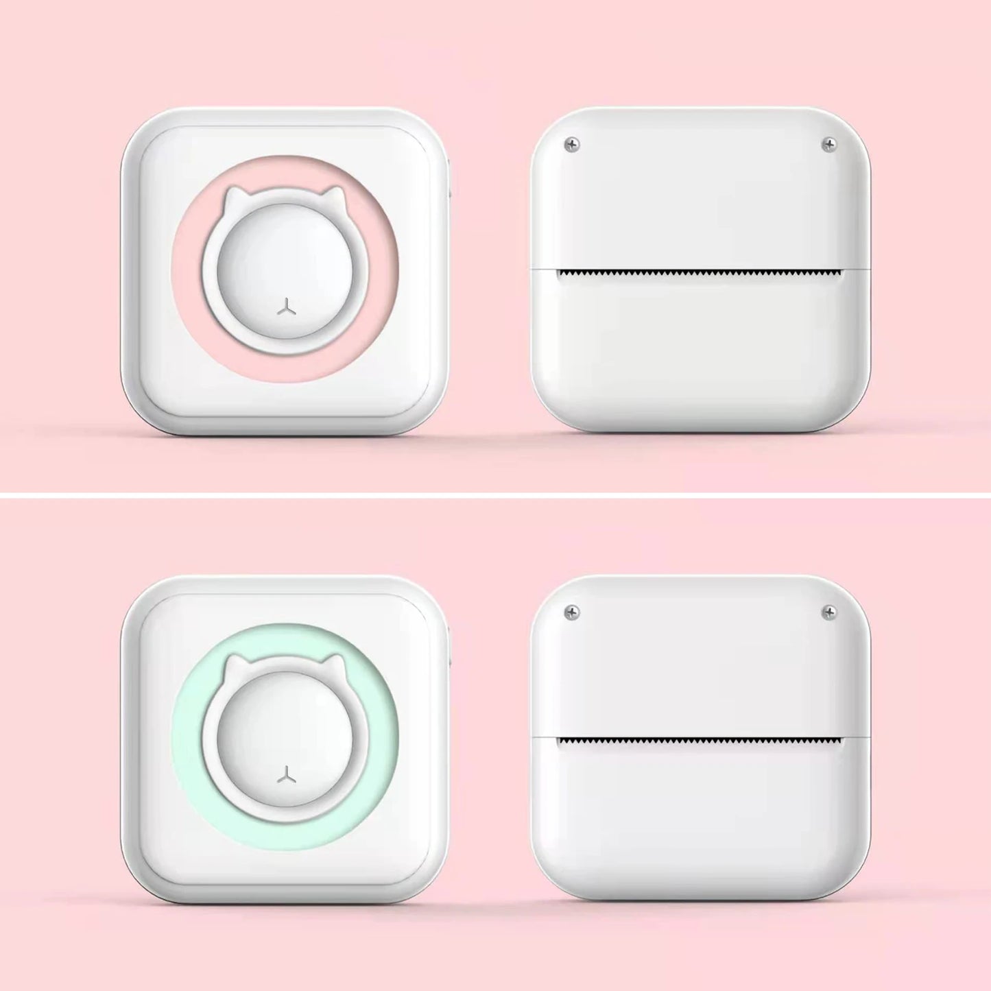 Mini imprimante Thermique - Sans encre & Sans fil - Bluetooth - Face&dos-Printaïa