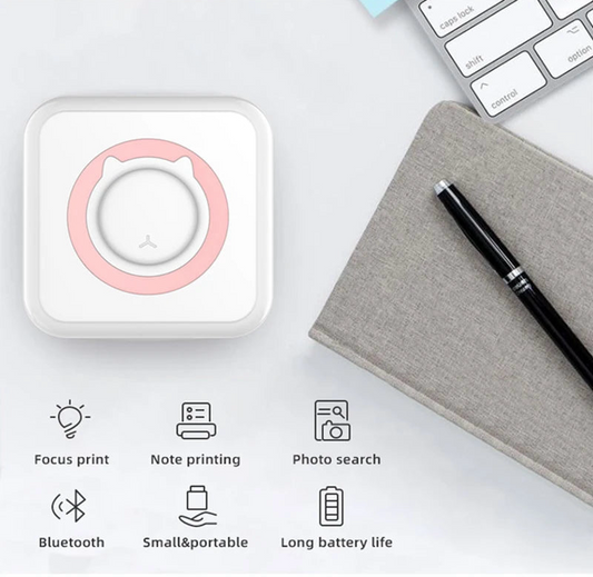 Mini imprimante Thermique - Bluetooth Sans encre / Printaïa
