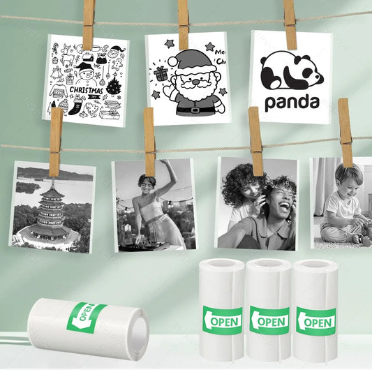 Papier Thermique Autocollant - Recharges pour mini imprimante thermique Printaïa