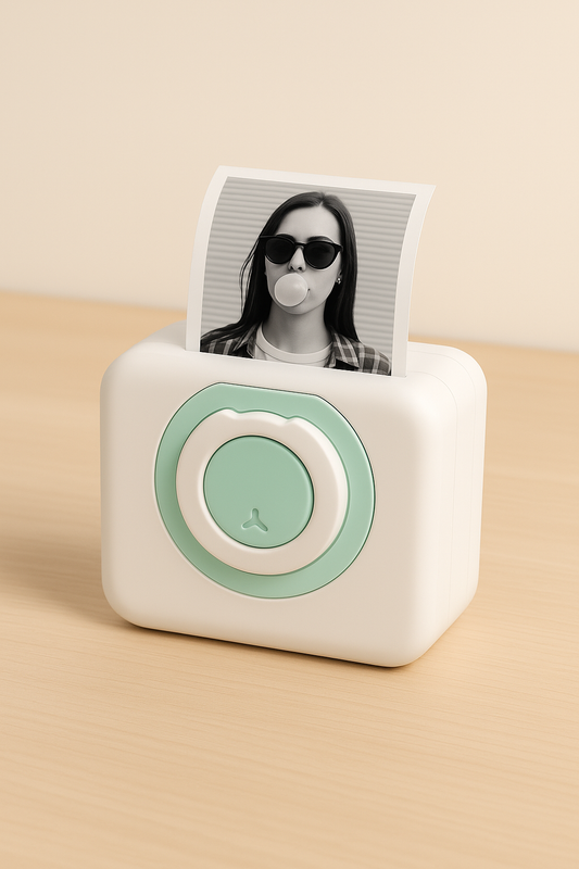 Mini Imprimante Thermique Bluetooth Sans encre - Vert - Printaïa