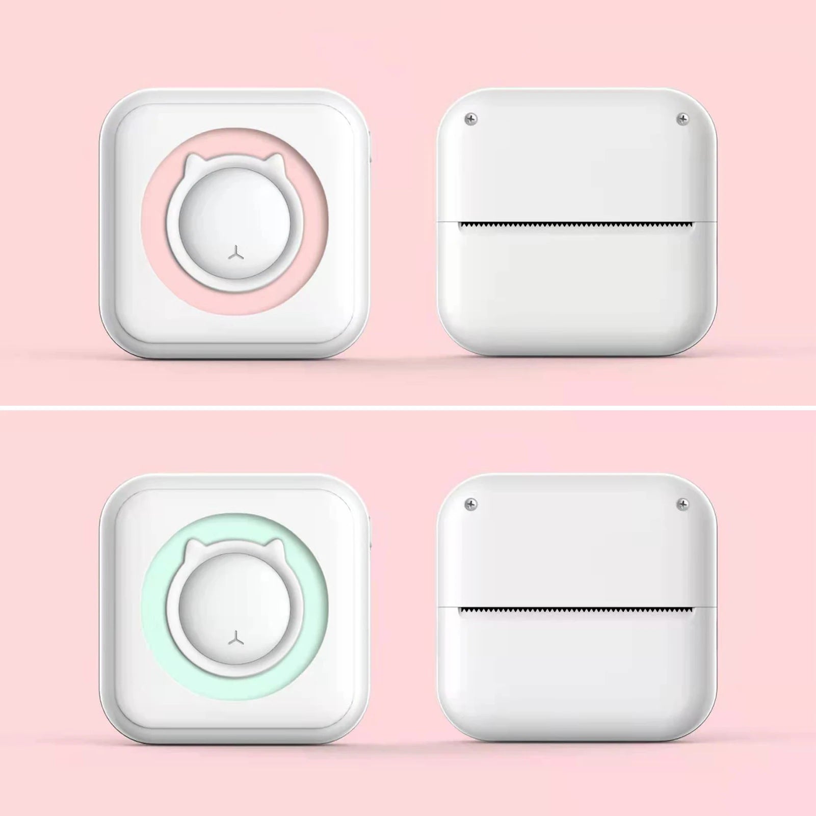 Mini imprimante Thermique - Sans encre & Sans fil - Bluetooth - Face&dos-Printaïa
